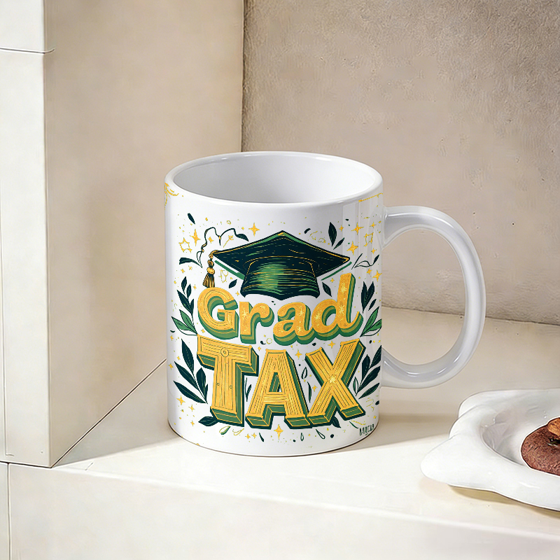 Vintage 3D Font 'Grad TAX' Cer - Coffee Tea Font ulasan dan harga