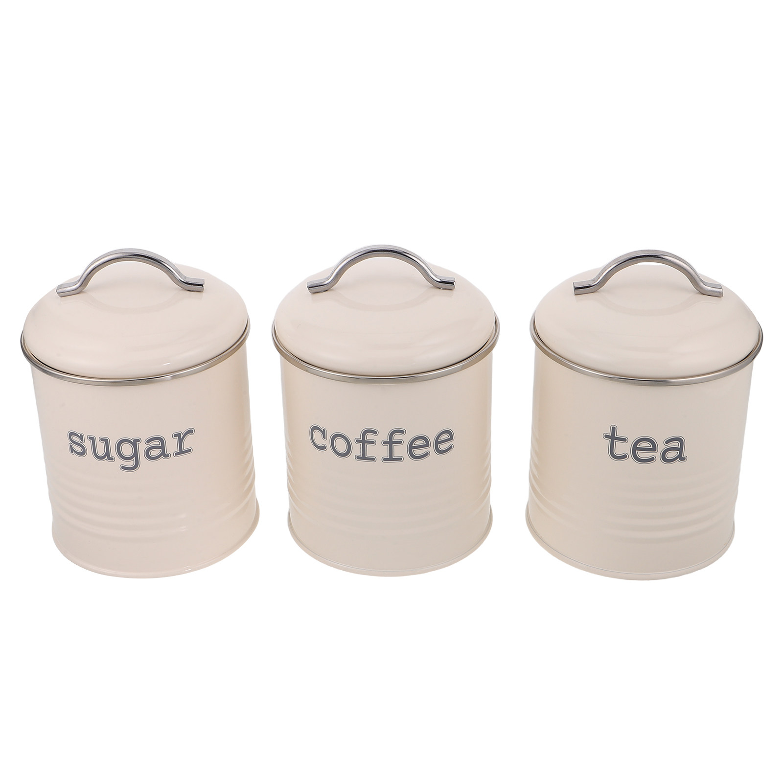 3Pcs Sealed Coffee Bean Contai - Coffee Tea Jars ulasan dan harga