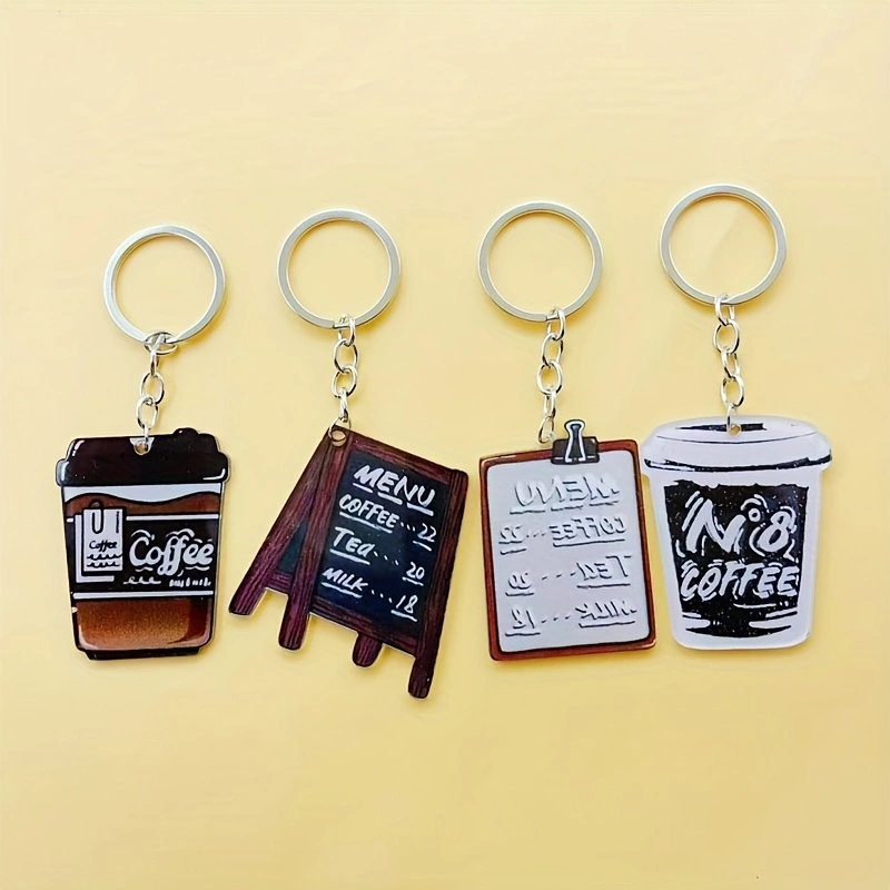 8pcs acrylic coffee cup keycha - Coffee & Tea Garden Lincoln Menu ulasan dan harga