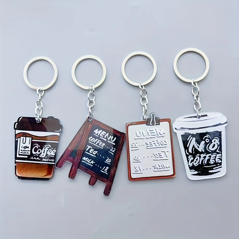 8pcs acrylic coffee cup keycha - Coffee & Tea Garden Lincoln Menu ulasan dan harga